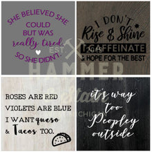 Hammer@Home "Bad Moms" DIY TAKE HOME Kit  THURSDAYS 4-6pm (Palm Beaches)