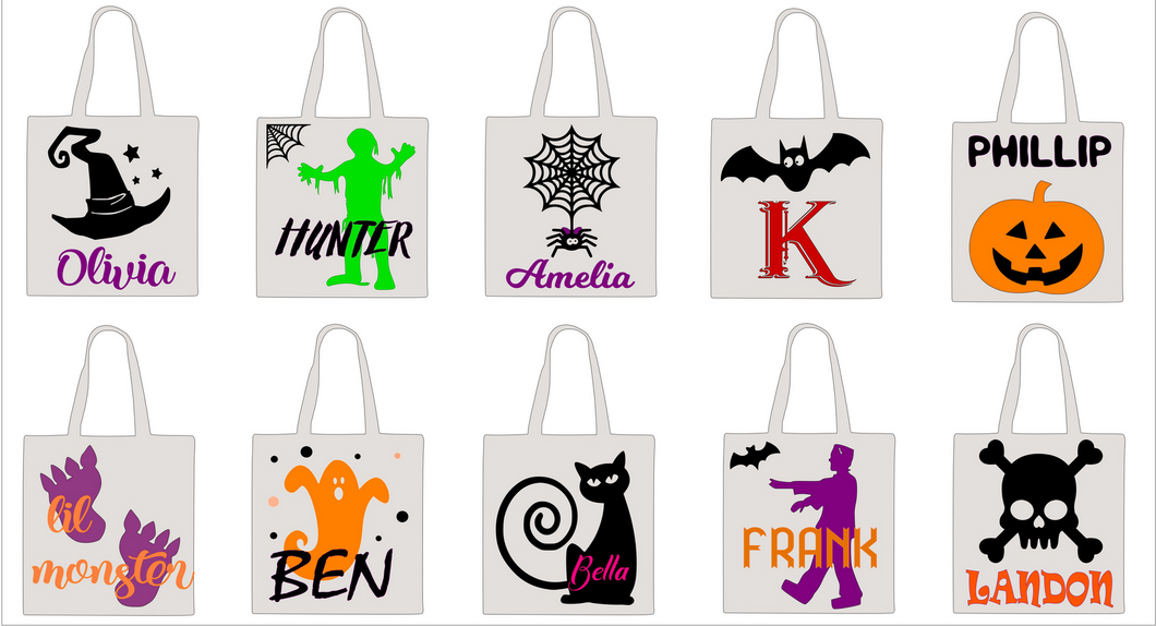 Halloween Candy Tote Bags Sunday October 16th 10am-1 pm!!!