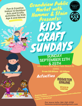 Crafts with Hammer & Stain- Kids Projects 9/25/2022(Sunday)