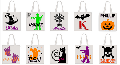 Halloween Candy Tote Bags Sunday October 16th 10am-1 pm!!!