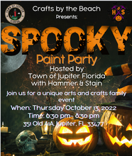 Jupiter Civic Center Spooky Paint Party(Thursday) 10/13/2022 6:30pm- 8:30pm