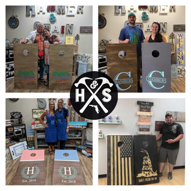 09/26/2020 Saturday 5 pm Custom Cornhole Boards Workshop (Palm Beaches)